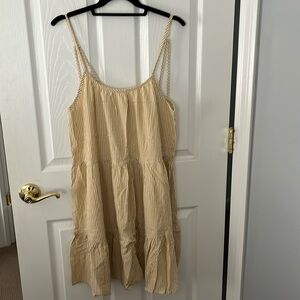 Striped strappy dress